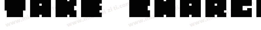 Take Charge SVG Regular字体转换